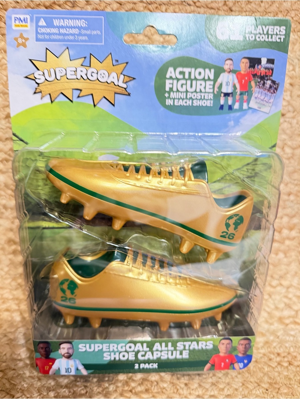 PMI Supergoal 2026 World Cup All Star Cleat Capsule Mystery Action Figure 2-Pack